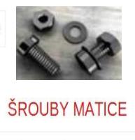 ŠROUBY a matice kardanu