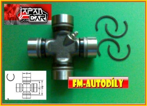 Kříž kardanu 28 x 81 mm JAPANCAR Nissan Cabstar