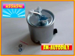 Palivový filtr 1006 ASSASHI Nissan Cabstar 2006 až 2011 - bez plastového ventilu - pro motory - 2.5 DDti i 3.0 TD