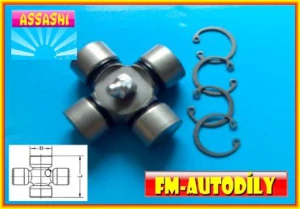 Kříž kardanu 22 x 57,7 mm ASSASHI Fiat Sedici