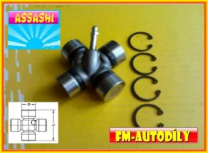 Kříž kardanu 23,83 x 61,30 mm ASSASHI Lada Niva Lada 2101 až 2107
