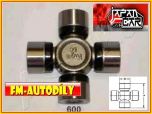 Kříž kardanu 25 x 64,3 mm JAPANCAR Nissan Bluebird PickUp Terrano Urvan