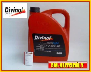 Olej 5W30 5L Multi Light FO DIVINOL + ZDARMA štítek na výměnu Nissan Atleon Cabstar 2006 až 2010