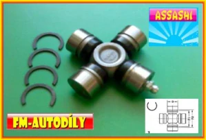 Kříž kardanu 20 x 59 mm ASSASHI Subaru Justy