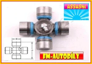 Kříž kardanu 27 x 82,7 EX mm ASSASHI Toyota HiAce HiLux od 2006
