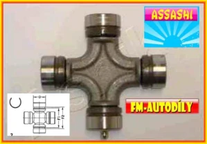 Kříž kardanu 29 x 96 x F2 70 mm ASSASHI Isuzu D Max 2002 až 2010