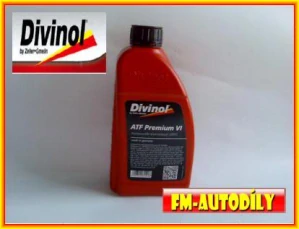 Olej servo řízení ATF Premium Dexron VI 1L DIVINOL Nissan Atleon Cabstar 2006 až 2014