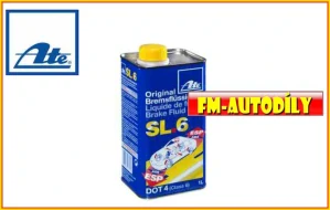 Brzdová kapalina DOT 4 typ SL6 1L ATE Nissan Atleon Cabstar Trade Renault Maxity pro ABS ASR ESP