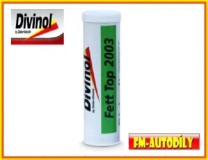 Mazací tuk Fett Top 2003 400g DIVINOL pro kříže kardanu a svislé čepy náprav