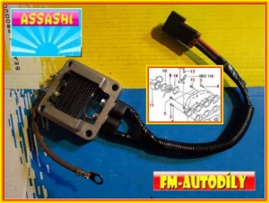 Modul žhavení H021 ASSASHI Nissan Atleon Cabstar E 3.0TD od 1998 napětí 12V