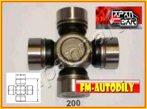 Kříž kardanu 29 x 77 x F2 49 mm JAPANCAR Isuzu Opel Campo Monterey Trooper Toyota 4Runner HiLux Land Cruiser