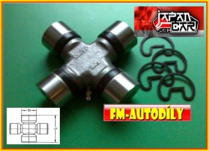 Kříž kardanu 30,2 x 92 mm JAPANCAR Ferrari Iveco Land Rover Maserati Pontiac