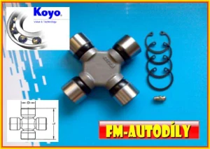 Kříž kardanu 27 x 92,2 mm KOYO Ford Ranger Everest