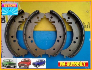 Brzdové čelisti 0019 ASSASHI Lada 2101 až 2106 NIVA