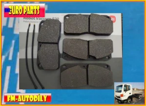 Brzdový třmen 0051 0052 destičky EUROPARTS Nissan Atleon 1998 až 2003 - zadní 