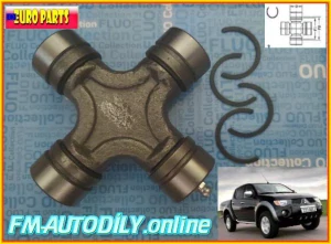 Kříž kardanu 29 x 96,11 x F2 70 mm EUROPARTS Mitsubishi L200 od 2006