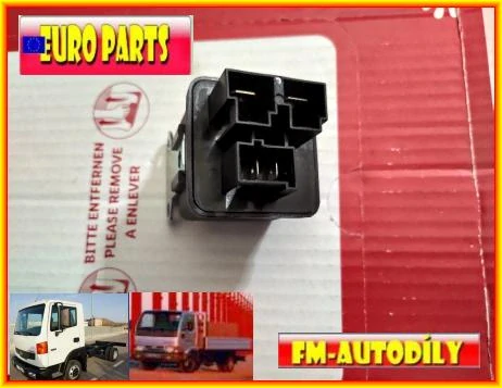 Relé žhavení R021 EUROPARTS Nissan Atleon Cabstar E pro motory 3.0TD od 1998 napětí 12V