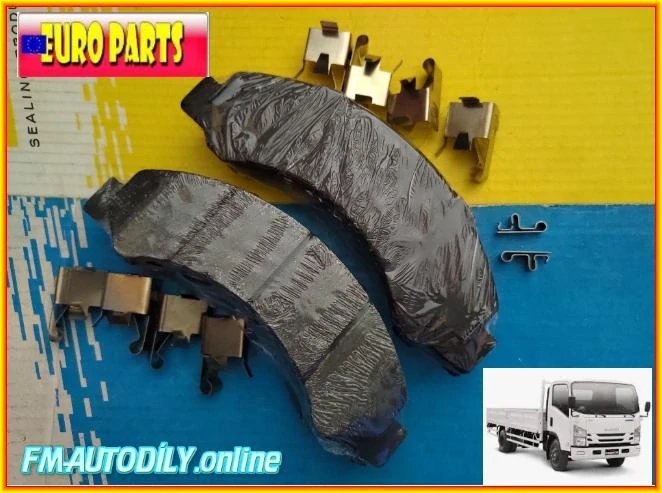 Brzdový třmen 0053 0054 destičky EUROPARTS Isuzu N-serie